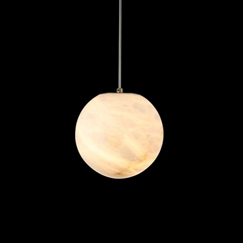 Люстра подвесная с сферическими плафономи из натурального камня Glowing Spheres Латунь Белый Люстра подвесная с сферическими плафономи из натурального камня Glowing Spheres Латунь Белый в Брянске | Loft Concept