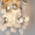 Бра с декоративными подвесками из прозрачного стекла в форме монеток FAIRYTREE Light варинант исполнения - 4 | Loft Concept в Брянске