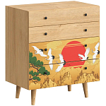 Комод с принтом на ящиках Elise Chest of Drawers варинант исполнения - 16 | Loft Concept в Брянске