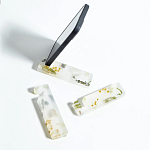 Подставка для телефона из эпоксидной смолы с цветами розовая Epoxy Flowers Phone Stand Pink варинант исполнения - 2 | Loft Concept в Брянске