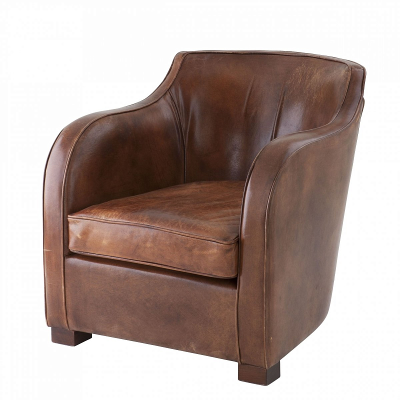 Кресло Eichholtz Chair Berkshire Коричневый Кресло Eichholtz Chair Berkshire Коричневый в Брянске | Loft Concept