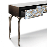 Консоль с 3-мя выдвижными ящиками и фасадом с эффектом трещины Visionnaire варинант исполнения - 1 | Loft Concept в Брянске