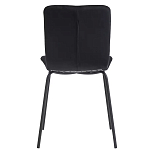 Стул черный с обивкой из велюра Black Archie Chair варинант исполнения - 4 | Loft Concept в Брянске
