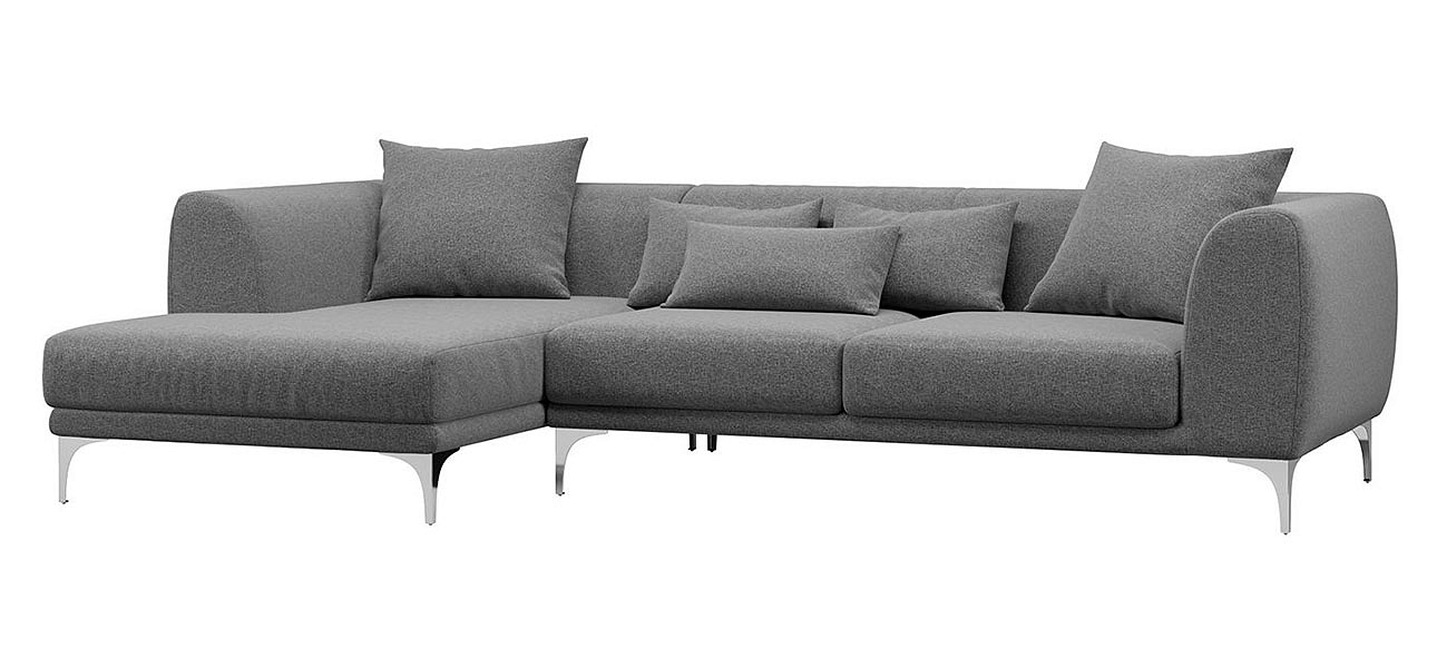 Диван серый угловой Брайан Brian Collection Диван серый угловой Брайан Brian Collection - Loft-Concept в Брянске