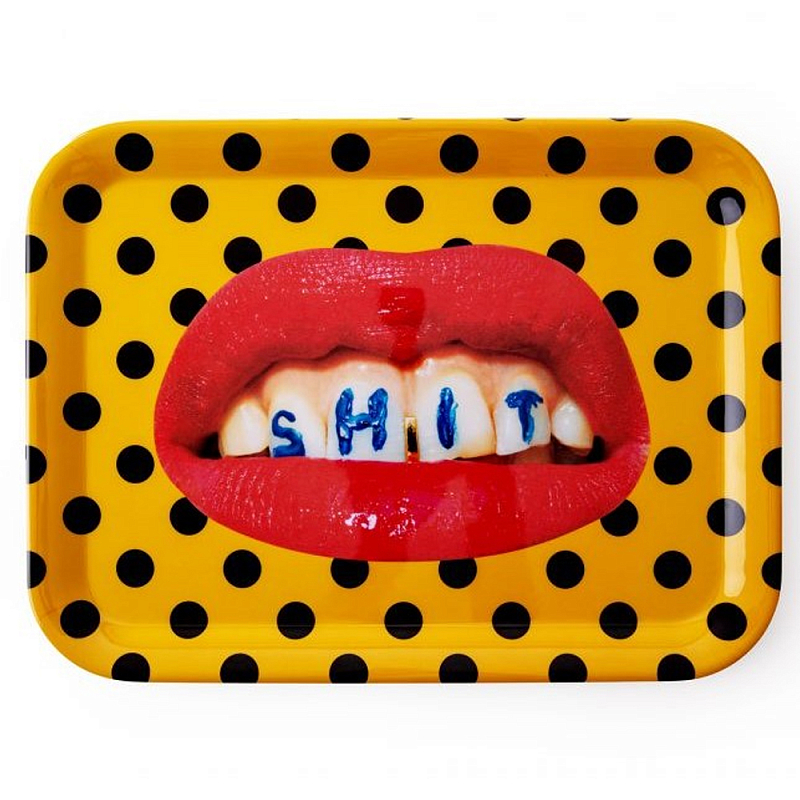 Поднос Seletti Shit Желтый Мульти Поднос Seletti Shit Желтый Мульти в Брянске | Loft Concept