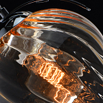 Подвесной светильник со стеклянном плафоном в форме бокала Kaleido варинант исполнения - 10 | Loft Concept в Брянске