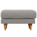 Мягкий пуф на деревянных ножках Garner Pouf Light варинант исполнения - 2 | Loft Concept в Брянске