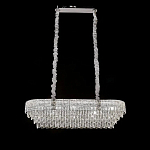 Люстра овальная с каскадом из прозрачного хрусталя Constant Sparks варинант исполнения - 3 | Loft Concept в Брянске