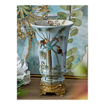 Ваза из фарфора с бронзовыми элементами Tropical Garden варинант исполнения - 6 | Loft Concept в Брянске