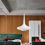 Подвесной вязаный белый светильник «Лампа Марракеша» варинант исполнения - 4 | Loft Concept в Брянске