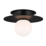 Потолочный светильник с шарообразным плафоном из белого матового стекла Generation Lighting варинант исполнения - 2 | Loft Concept в Брянске