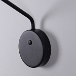 Бра с длинным чёрным металлическим каркасом Bendik Lighting варинант исполнения - 6 | Loft Concept в Брянске