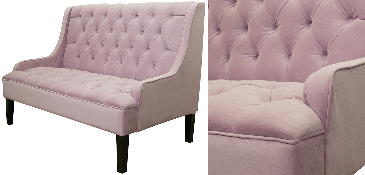 Диван Folket Sofa velour pink Диван Folket Sofa velour pink - Loft-Concept в Брянске