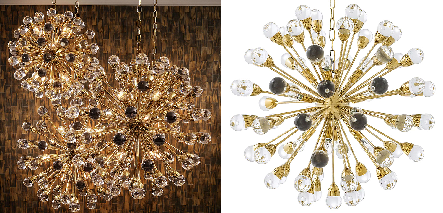 Люстра Eichholtz Chandelier Anto L Gold - Loft-Concept в Брянске