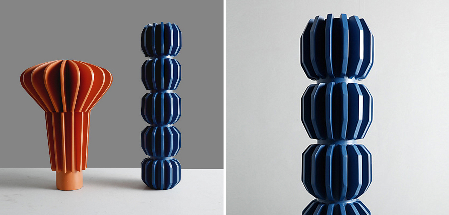 Ваза Mieko Blue Molecule Collection Vase Ваза Mieko Blue Molecule Collection Vase - Loft-Concept в Брянске