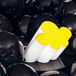 Настольная дизайнерская лампа Poltronova Passiflora Yellow Table Lamp варинант исполнения - 8 | Loft Concept в Брянске