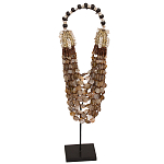 Этническое ожерелье из ракушек и круглых бусин Aboriginal Long Necklace Shells варинант исполнения - 1 | Loft Concept в Брянске