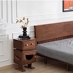 Тумбочка прикроватная с ящиком и дверцей Робот Robot Desk варинант исполнения - 8 | Loft Concept в Брянске