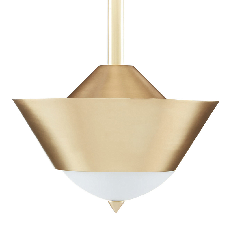 Подвесной светильник светодиодный конусообразный Сone Shaped Gold Pendant Золотой Белый Подвесной светильник светодиодный конусообразный Сone Shaped Gold Pendant Золотой Белый в Брянске | Loft Concept