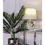 Настольная лампа с кремовым абажуром на граненном основании Crystal Facets варинант исполнения - 1 | Loft Concept в Брянске