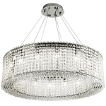 Круглая люстра с хрустальными подвесками хром Crystal Art Chrome Chandelier 16 варинант исполнения - 2 | Loft Concept в Брянске