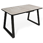 Стол обеденный раздвижной с прямоугольной бежевой столешницей Magali варинант исполнения - 1 | Loft Concept в Брянске