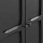 Шкаф черный Silva Black Cabinet варинант исполнения - 5 | Loft Concept в Брянске