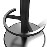 Барный стул вращающийся со спинкой Бежевый Велюр Vendramin Chair варинант исполнения - 5 | Loft Concept в Брянске