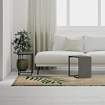 Комплект из 2-х приставных столов серого цвета из дерева ZIGOSH RETRO GREY варинант исполнения - 3 | Loft Concept в Брянске