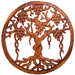 Панно из дерева Wood Panel With Trees варинант исполнения - 1 | Loft Concept в Брянске