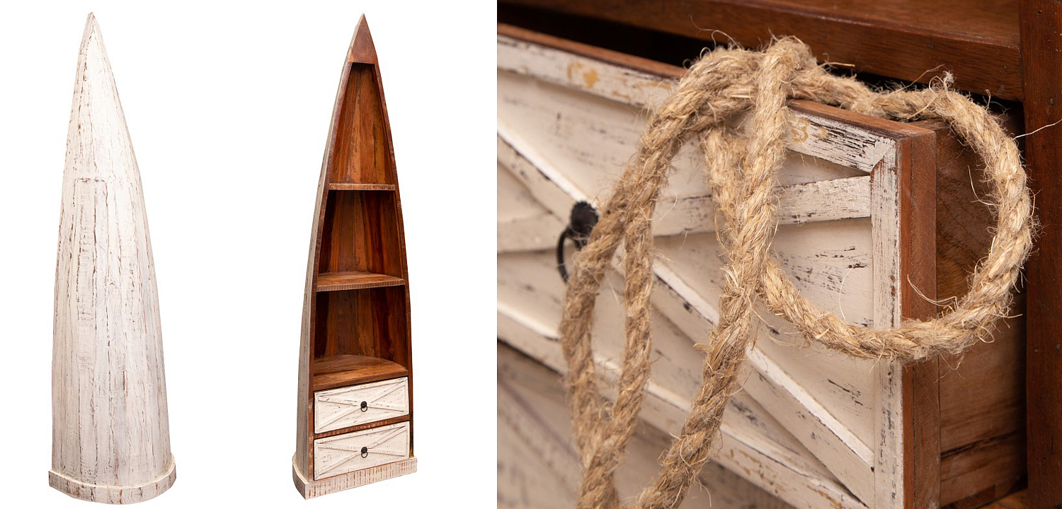 Стеллаж Old Boat White Стеллаж Old Boat White - Loft-Concept в Брянске