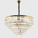 Люстра с прямоугольными хрустальными подвесками Lunet Crystal Rectangulars Chandelier 18 варинант исполнения - 3 | Loft Concept в Брянске