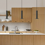 Подвесной светильник светодиодный черный Light Durability варинант исполнения - 1 | Loft Concept в Брянске