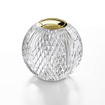 Настольная лампа с прозрачным шарообразным плафоном на цилиндрической подставке Crystal Globule варинант исполнения - 2 | Loft Concept в Брянске