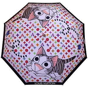 Зонт раскладной LOUIS VUITTON дизайн 008 Белый цвет