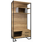 Стеллаж под TV в стиле лофт с открытыми полками и 2-мя ящиками Urban Style Space варинант исполнения - 1 | Loft Concept в Брянске