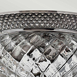 Потолочный светильник с чашеобразным плафоном из толстого волнообразного стекла и широким узорчатым основанием Hinkley варинант исполнения - 8 | Loft Concept в Брянске