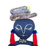 Кукла из одежды и павлопосадских платков Rusalka Blue Jeans варинант исполнения - 2 | Loft Concept в Брянске