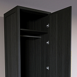 Узкий Шкаф Primo с 2 выдвижными ящиками Черный дуб варинант исполнения - 6 | Loft Concept в Брянске