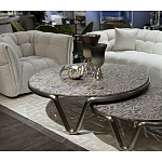 Стол журнальный круглый с узором Table Hypontic Pattern варинант исполнения - 6 | Loft Concept в Брянске