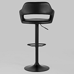 Барный стул черного цвета Strohach варинант исполнения - 4 | Loft Concept в Брянске