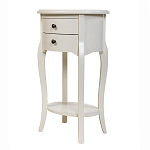 Белая тумба на фигурных ножках Shelby варинант исполнения - 2 | Loft Concept в Брянске