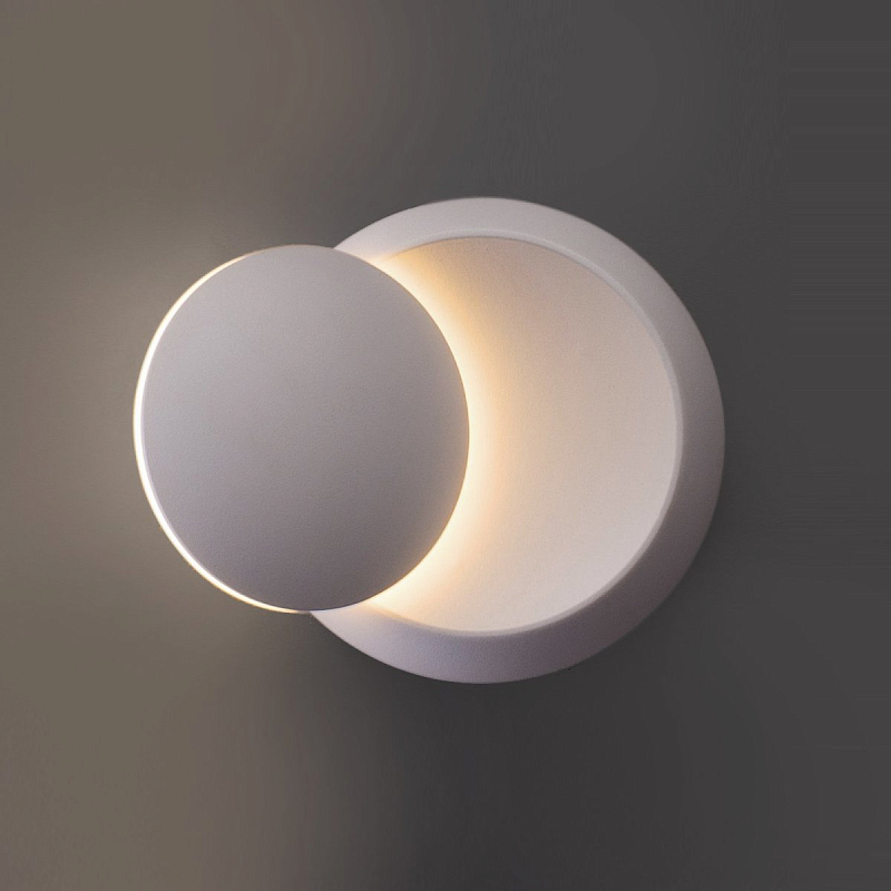 Бра Light Point Luna Wall Lamp White Белый Бра Light Point Luna Wall Lamp White Белый в Брянске | Loft Concept