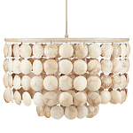 Люстра с каскадом из круглых декоративных элементов Texture Discs варинант исполнения - 3 | Loft Concept в Брянске