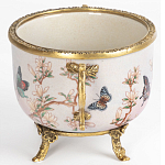 Фарфоровая чаша с бронзовыми элементами Eden Garden варинант исполнения - 3 | Loft Concept в Брянске