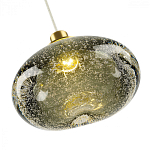 Подвесной светильник с прозрачным стеклянным плафоном округлой формы Effervia  варинант исполнения - 14 | Loft Concept в Брянске