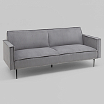 Диван современный вельветовый прямой Worcester Серый варинант исполнения - 1 | Loft Concept в Брянске