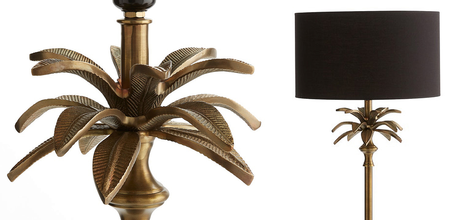 Торшер Palm Black Lampshade Торшер Palm Black Lampshade - Loft-Concept в Брянске