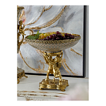 Чаша фарфоровая на двух бронзовых ангелах Eden Garden варинант исполнения - 4 | Loft Concept в Брянске