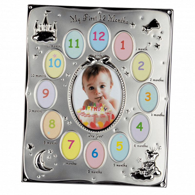 Фоторамка детская Childhood Corner Watch 13 фото Серебристый Фоторамка детская Childhood Corner Watch 13 фото Серебристый в Брянске | Loft Concept